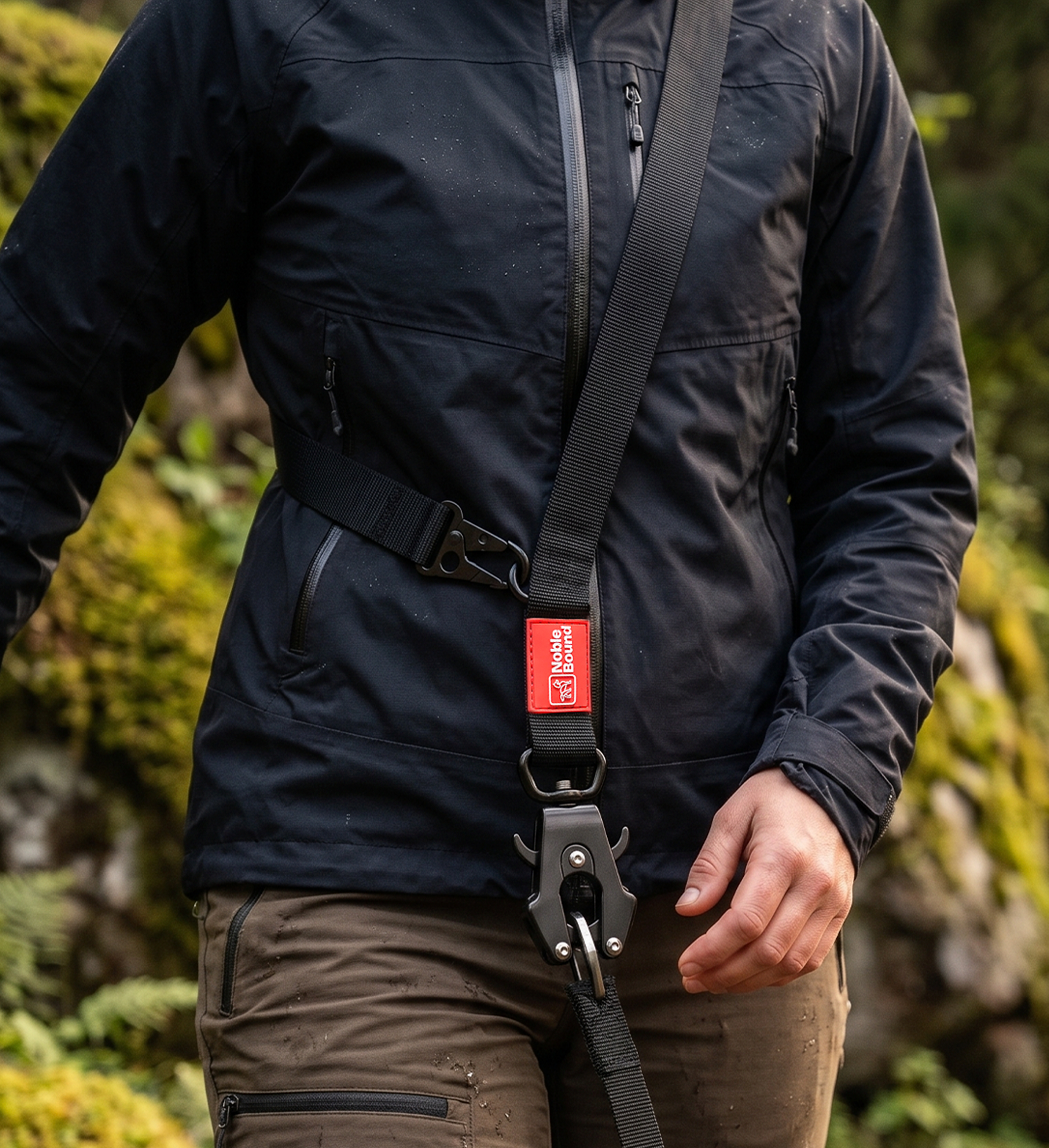 Crossbody Leash Black